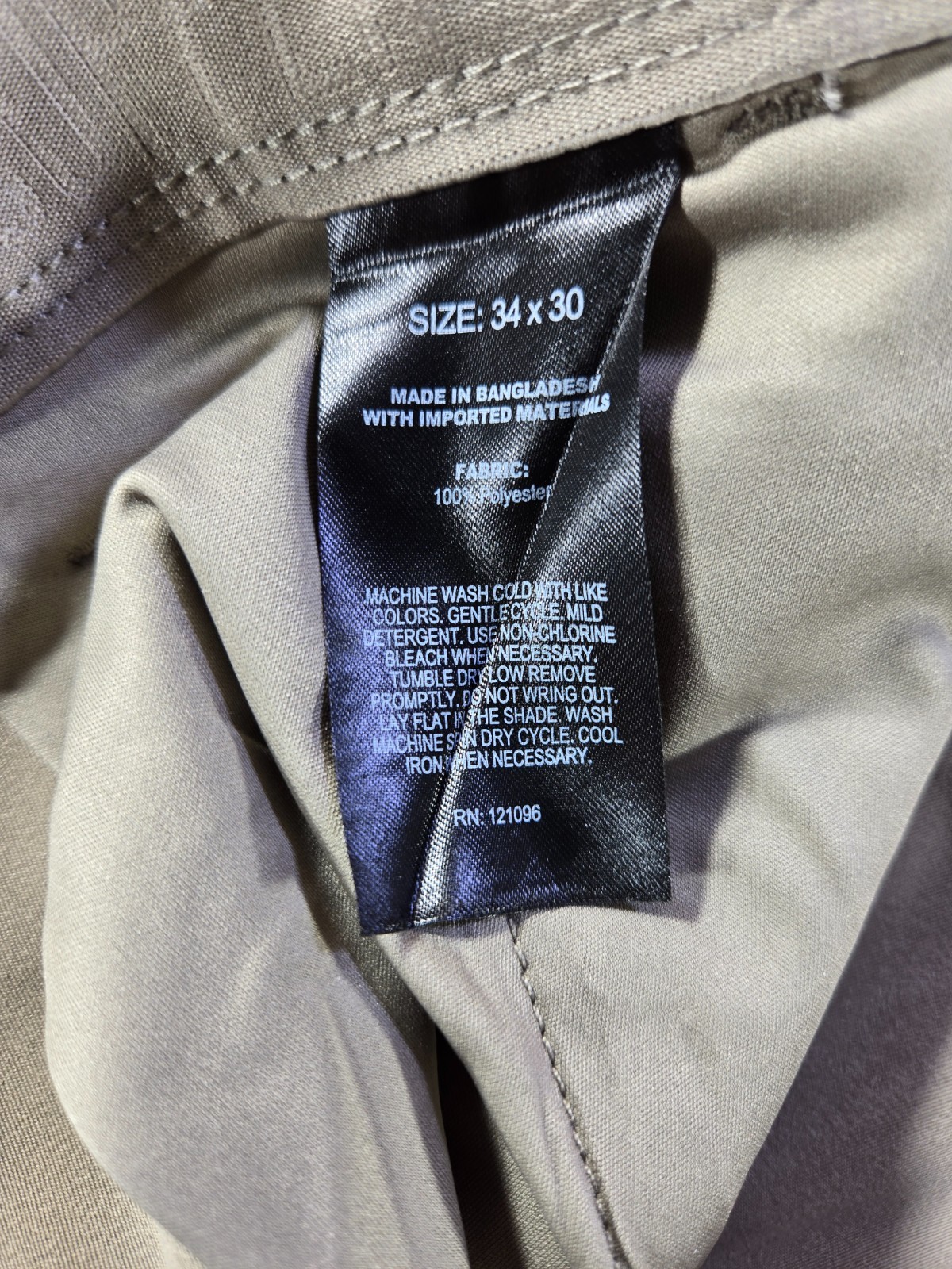 Copper and Oak Pants Men’s 34×30 NWT Stretch Hiking Tan Outdoor