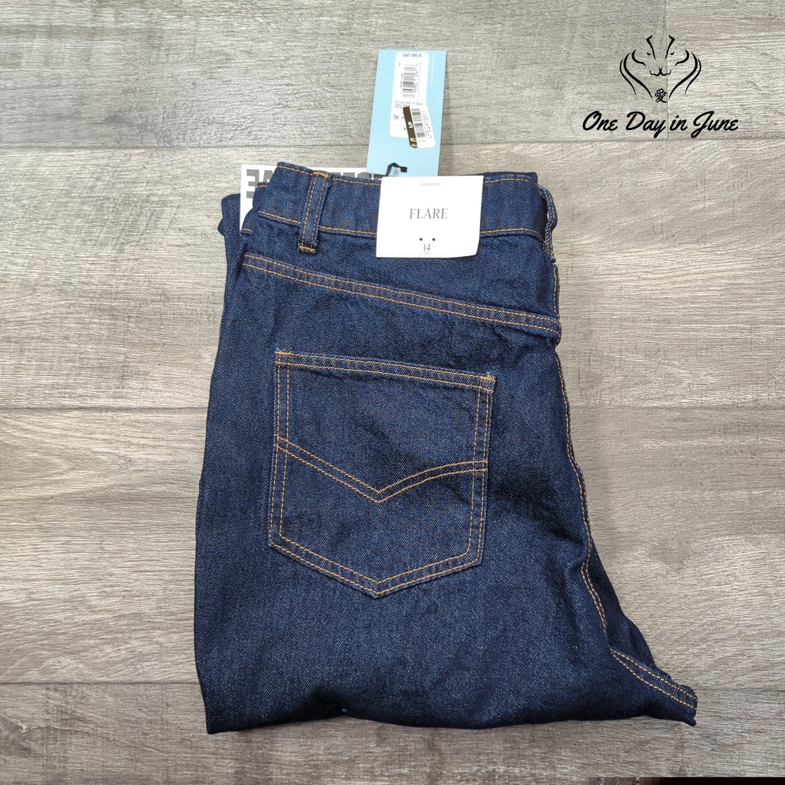 Future Collective High Rise Flare Jeans Size 14