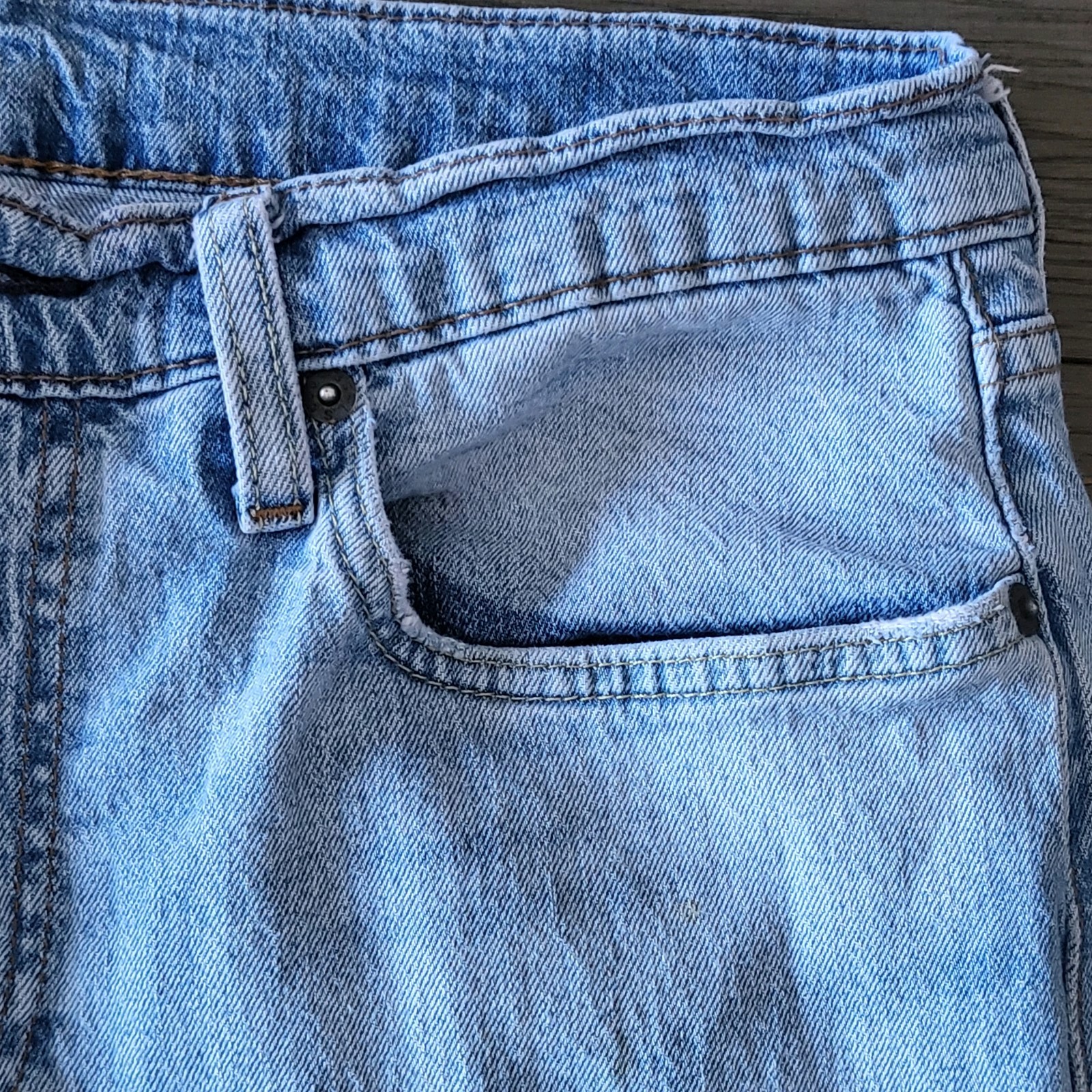 Levi’s 502 Men’s 32×32 Light Wash Big E Regular Fit Denim Jeans