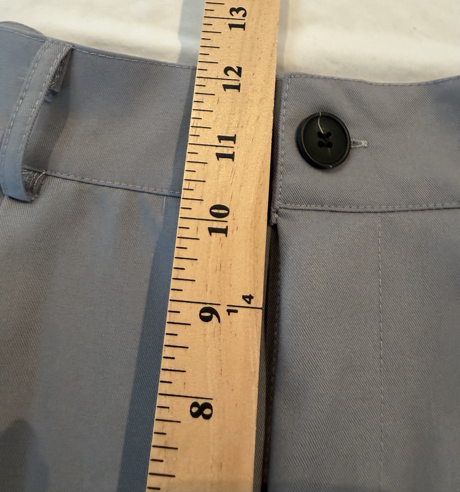 Men’s Generic Size L, Cotton Linen Lightweight Slacks, Grey, 36×32 Inseam