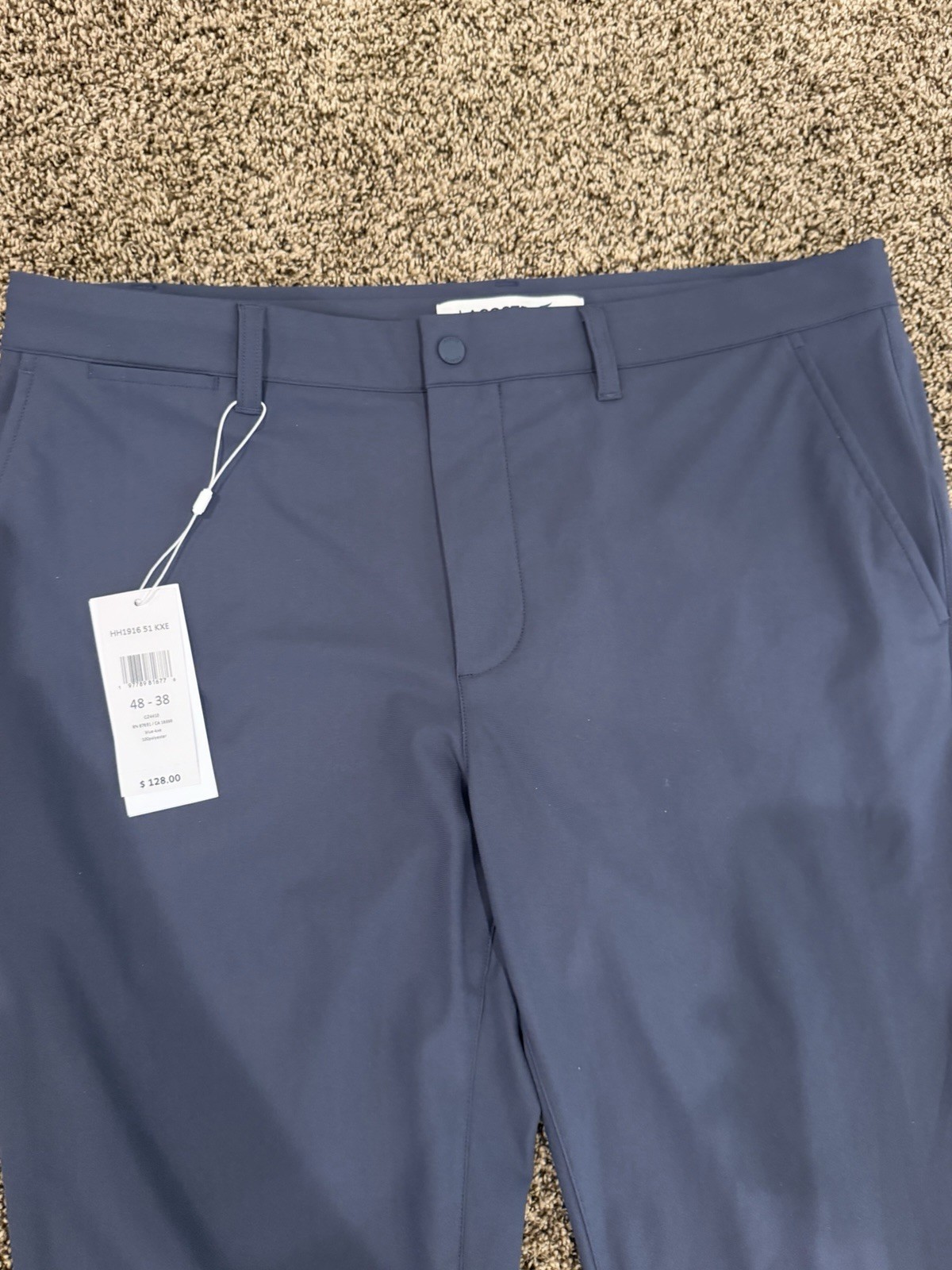Lacoste Men’s Navy Chino Pants Size 38 Brand New