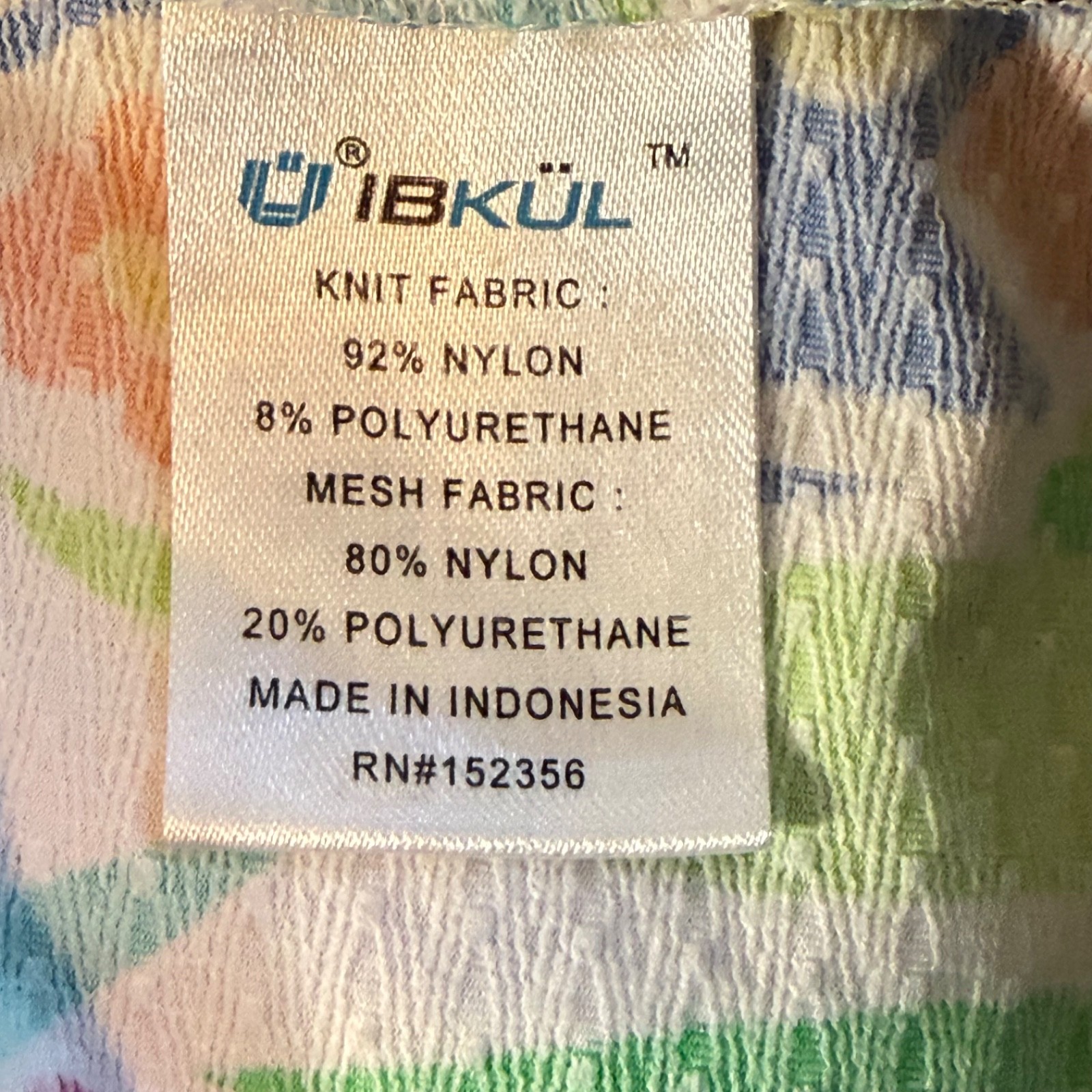 IBKUL 1/4 Zip Golf Top Women’s M Floral Tropical UPF 50+ Cooling Long Sleeve
