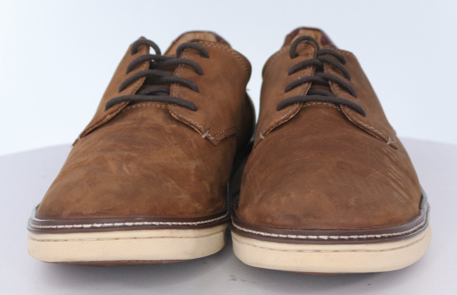 Johnston & Murphy McGuffey $120 Men’s Plain Toe Casual Shoes Size 12 M Leather