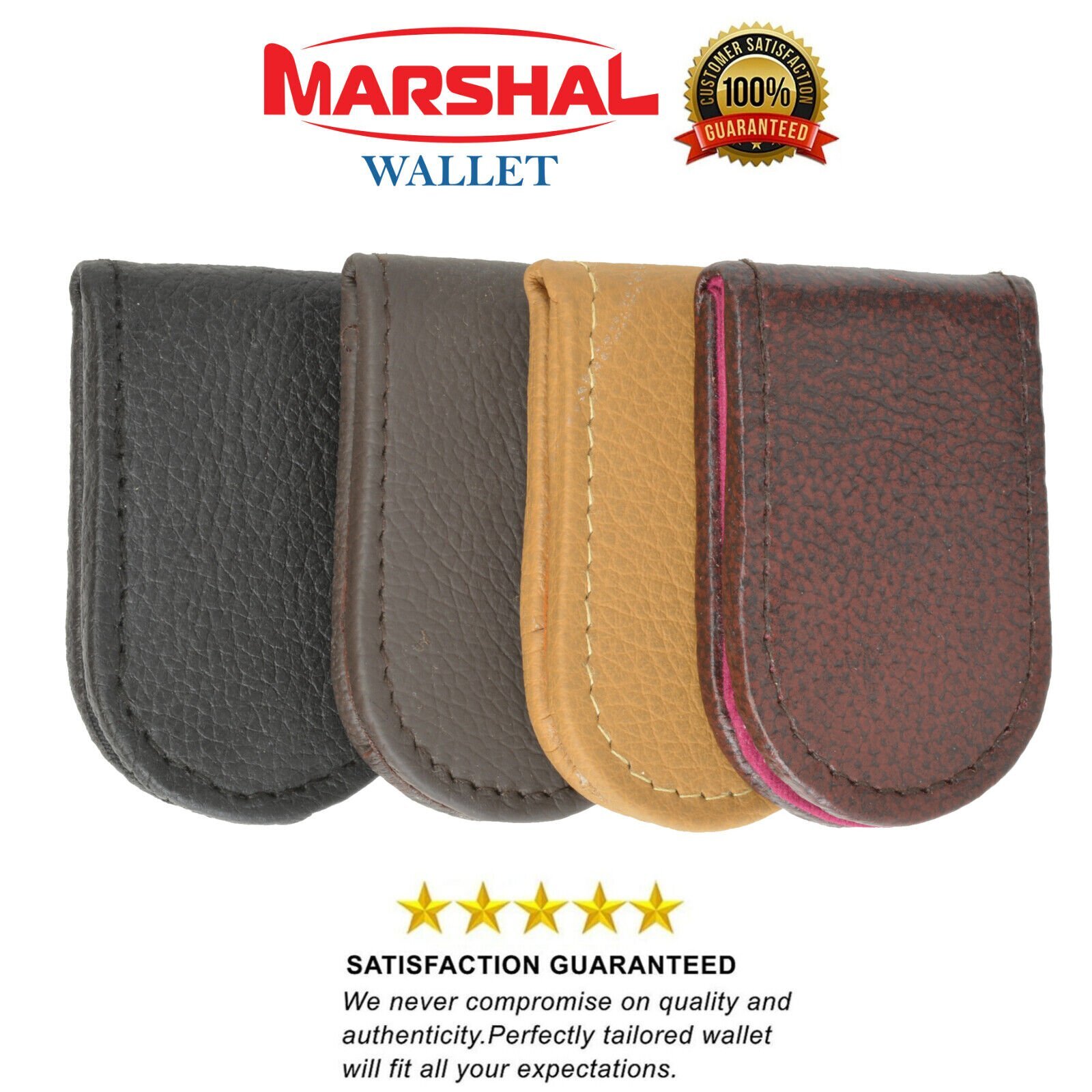 Men’s Leather Strong Magnetic Money Clip