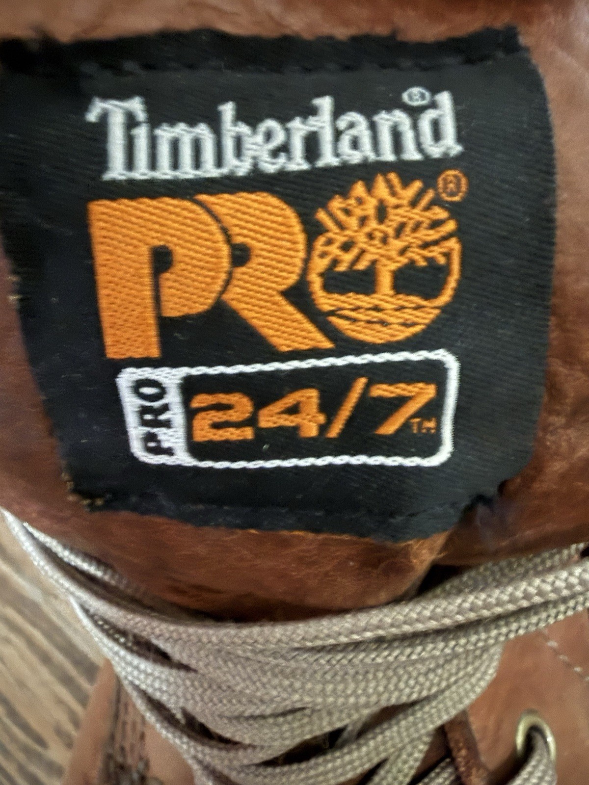 Nice Timberland Pro Series 24/7 Men’s 10.5 Wide Leather Boots Lace Up