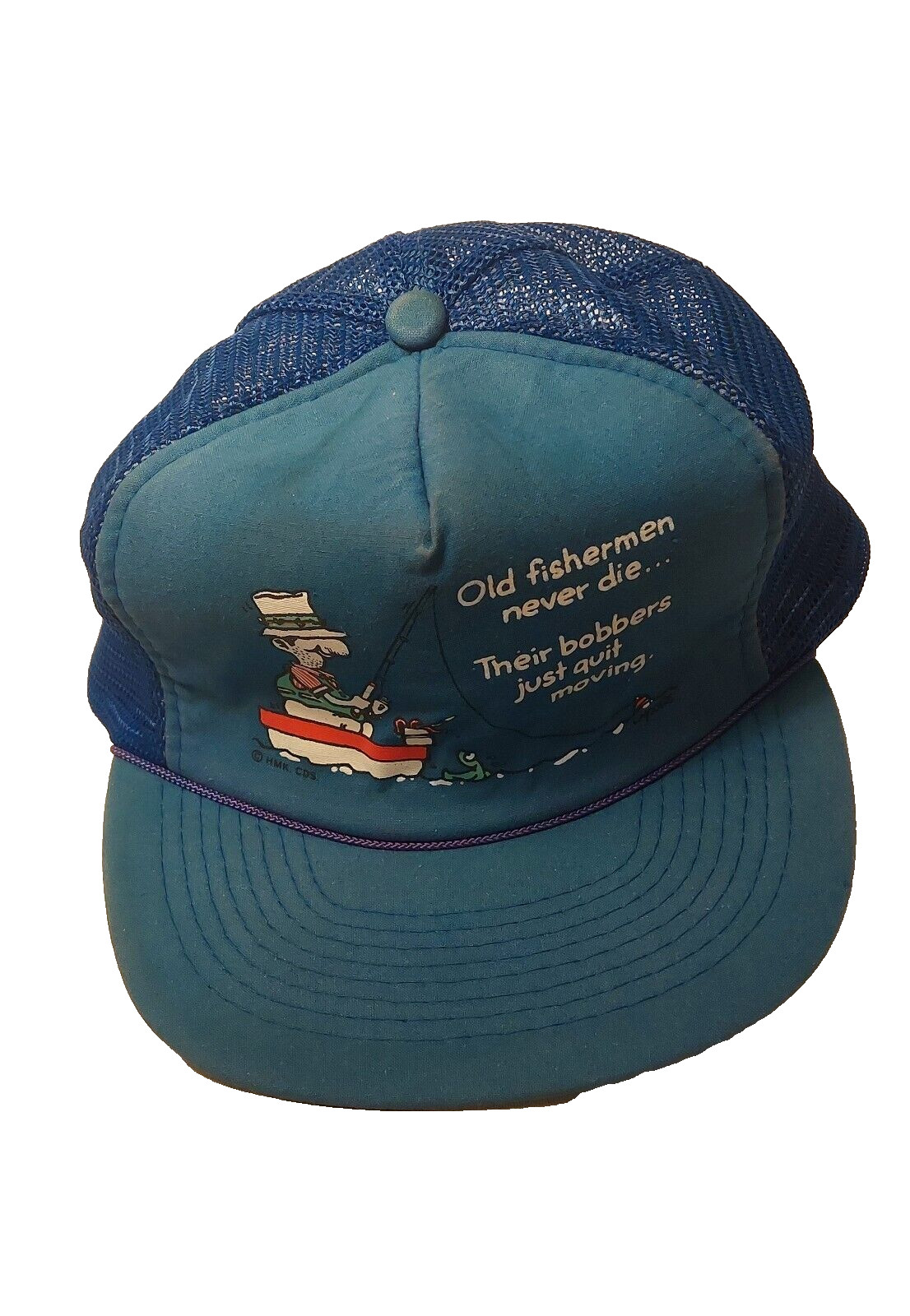 Vintage Funny Trucker Hat Snapback Men’s Humor Novelty Hat Fishing