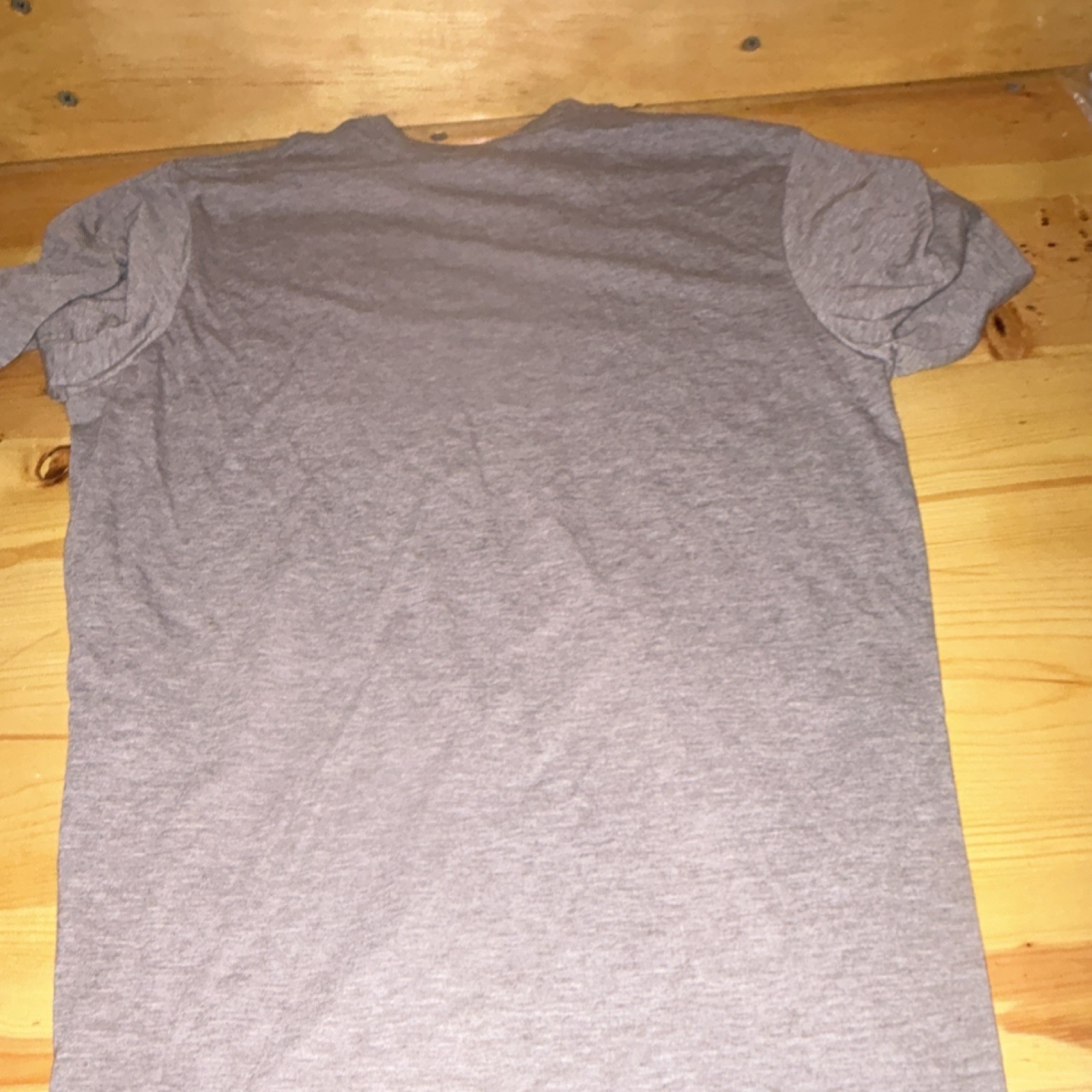 Next Level Apparel Inspirational Graphic Men’s T-Shirt Gray Crew Neck S