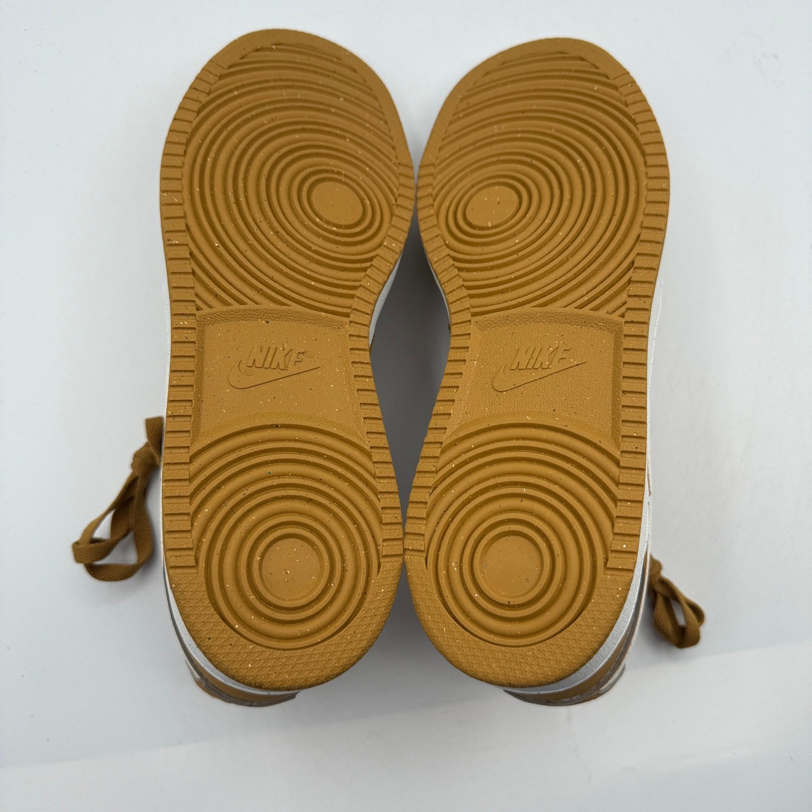 Nike Court Vision Lo V2 NBK Men 9.5 Wheat Sail Low Top Sneakers HV8139-700