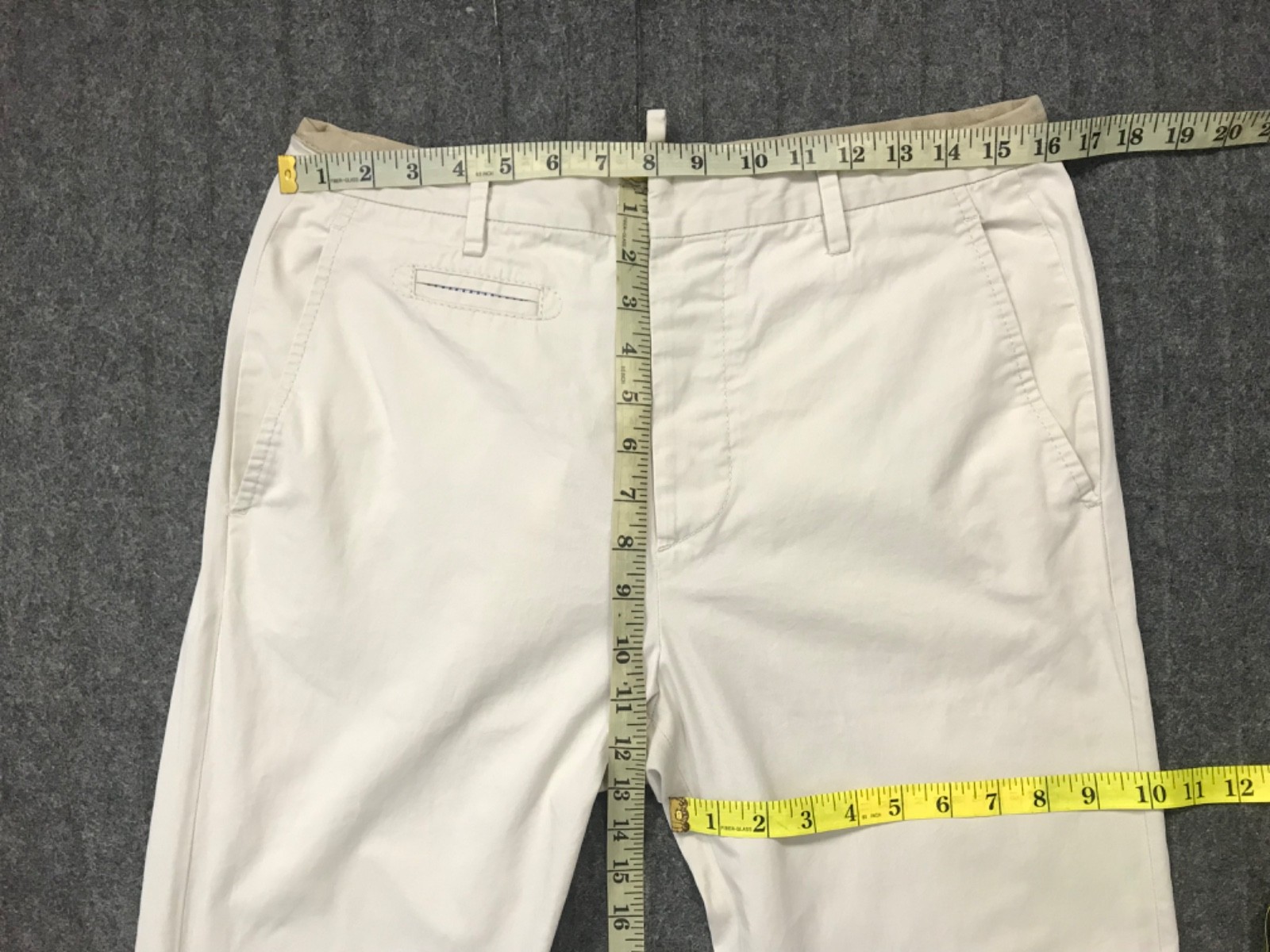 Dsquared2 Italian Designer Beige Chino Pant Slack Trouser Buttonfly 31 32 E720