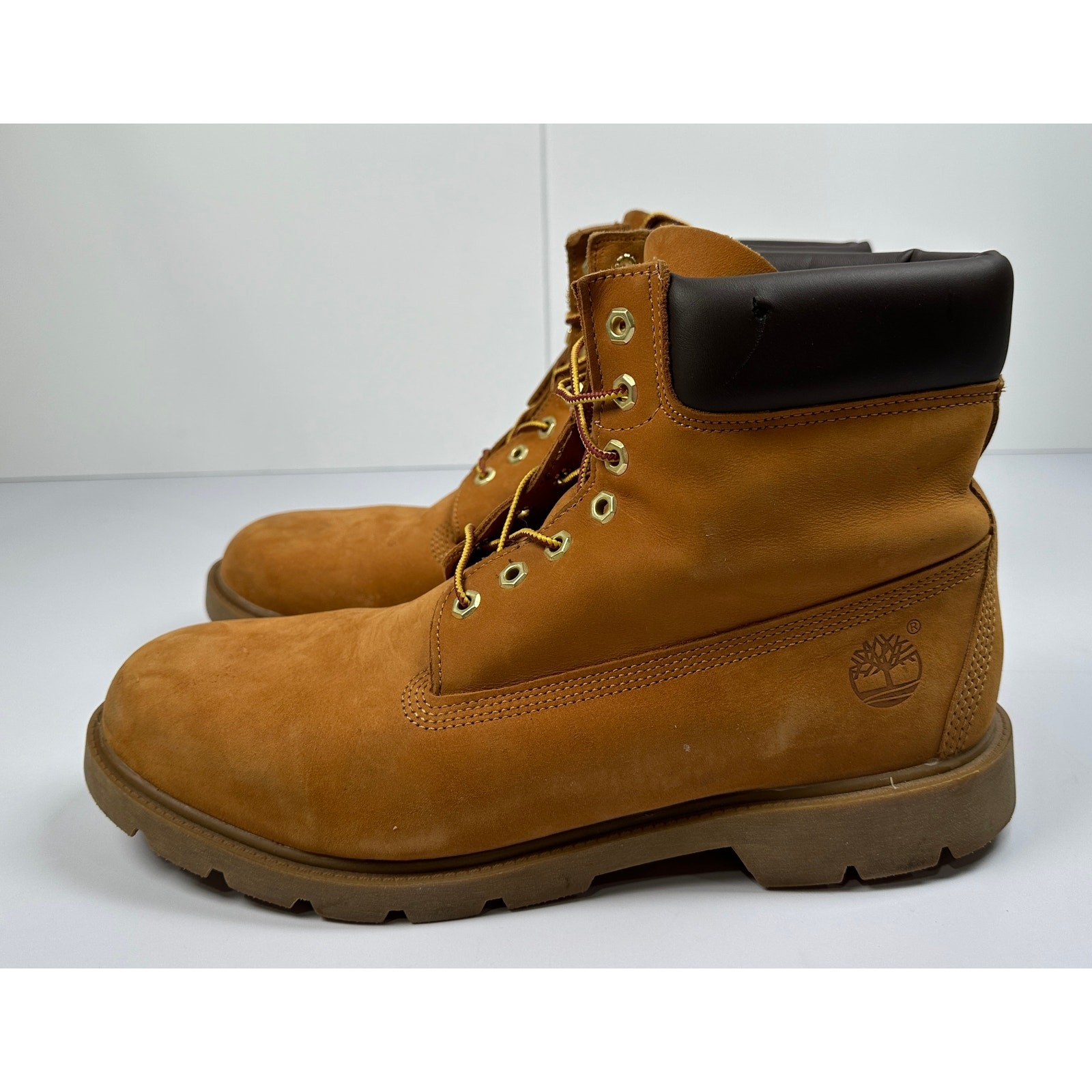 Timberland Men’s Basic Waterproof Boots Wheat Nubuck Size 13 NIB #07S