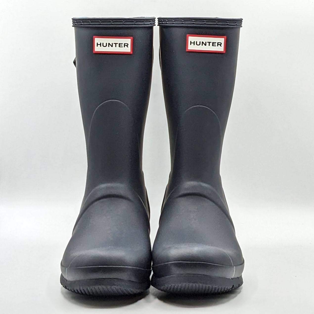 Hunter “Original Short Back Adjustable” Women’s Waterproof Boots (Navy) – NEW