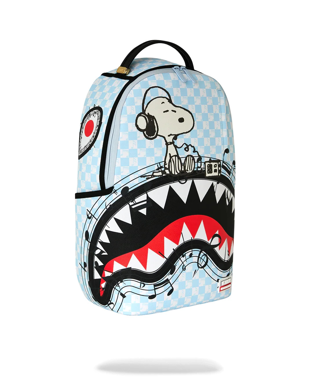 Sprayground x Snoopy TUNED UP Backpack🔥NWT Black Blue Bookbag Large School Bag