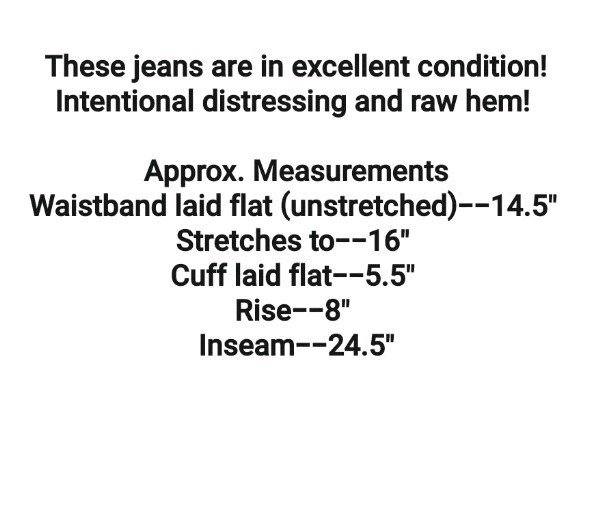 American Eagle Jeans 4 Ankle Crop Jegging Distressed Light Wash Low Rise Raw Hem