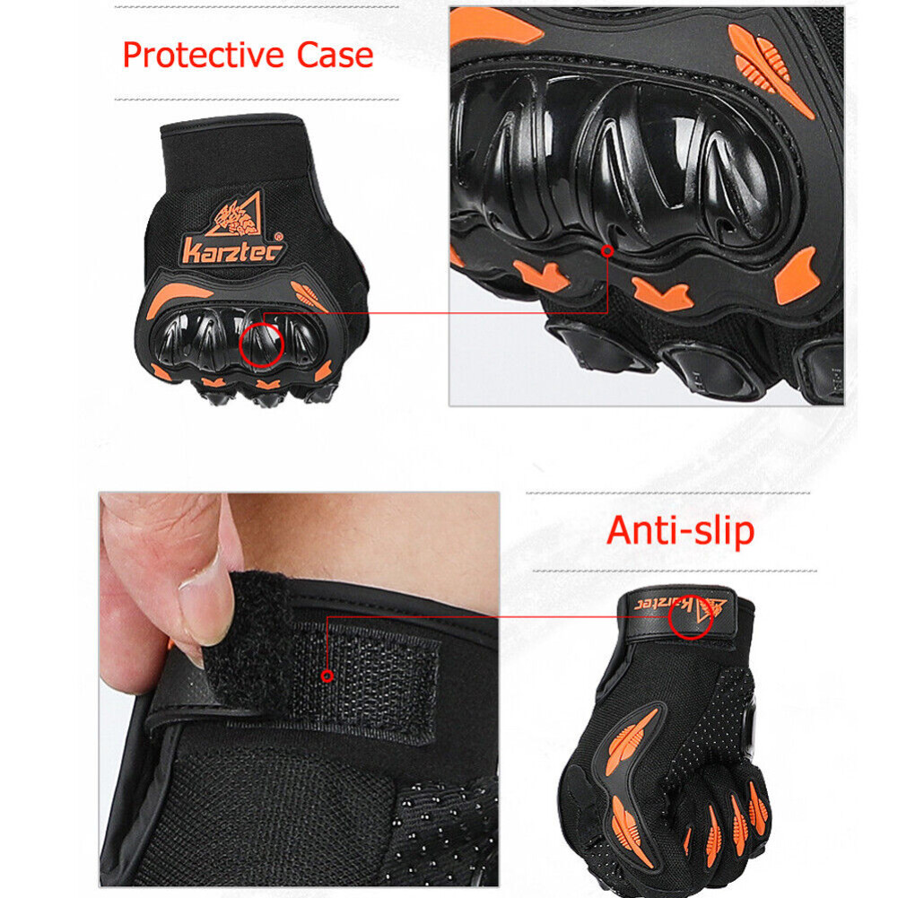 Motorcycle Gloves Touch Screen Windproof Bike Riding Gloves Full Finger Gloves