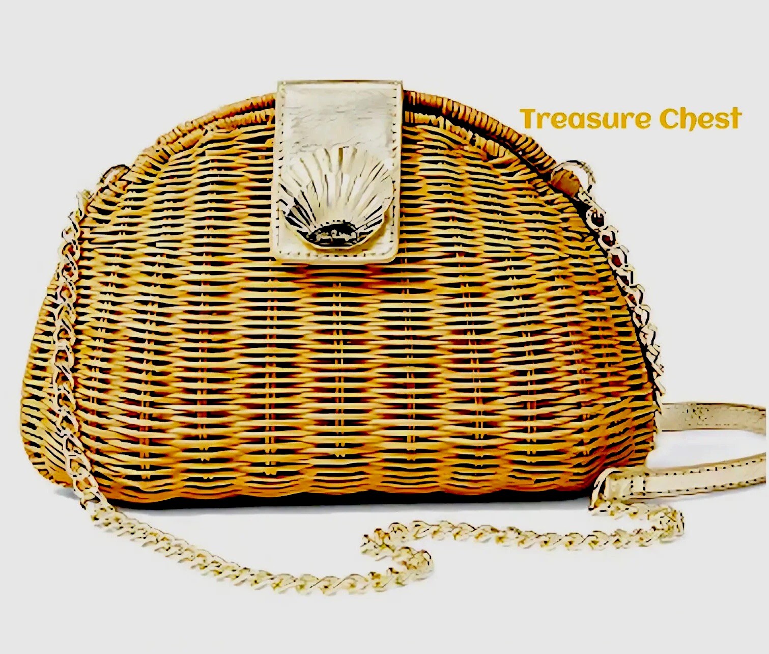 Lilly Pulitzer NWT Redford Wicker Crossbody Bag Natural
