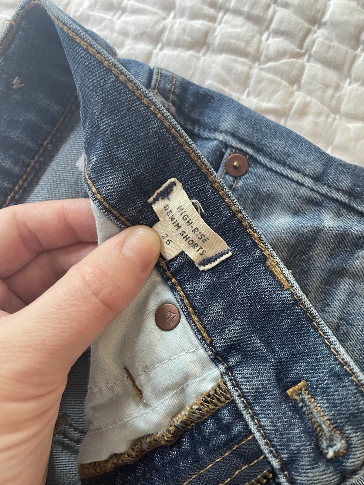 Women’s Madewell 26 Shorts High Rise Cut Off
