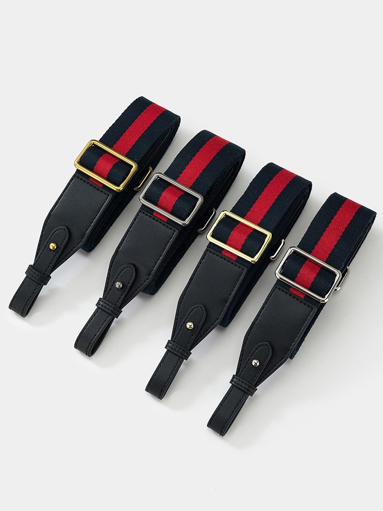 Replacement Striped Purse Strap for Gucci Luxury Designe Shoulder Bag No Logo