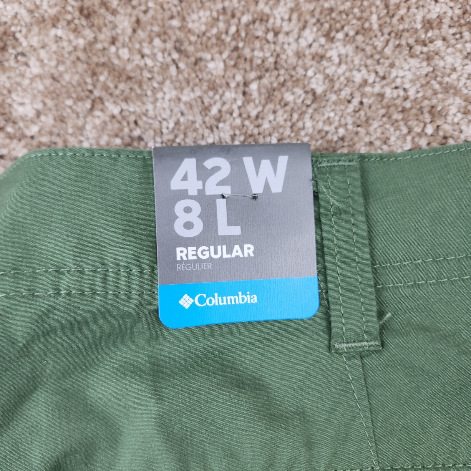 Columbia Pine Canyon Weekend Shorts Mens 42 Green NWT Hiking Outdoor 8in
