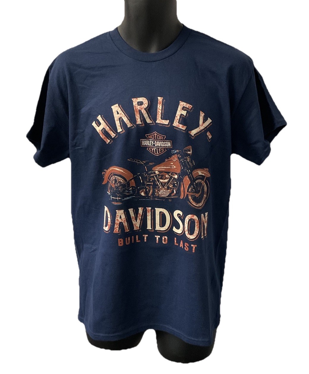 Harley Davidson Men’s Grind Short Sleeve T-Shirt Blue 402946180