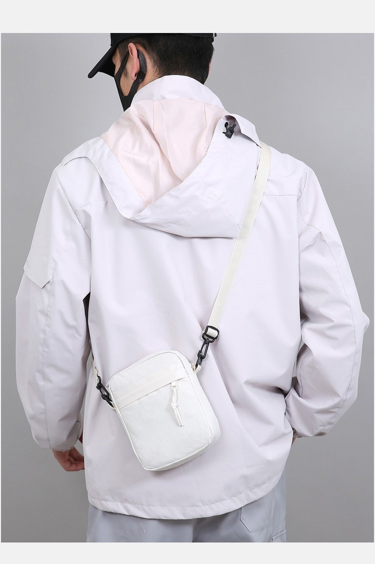 Men’s Canvas Crossbody Bag Mini Shoulder Messenger Bag Casual Travel Handbag