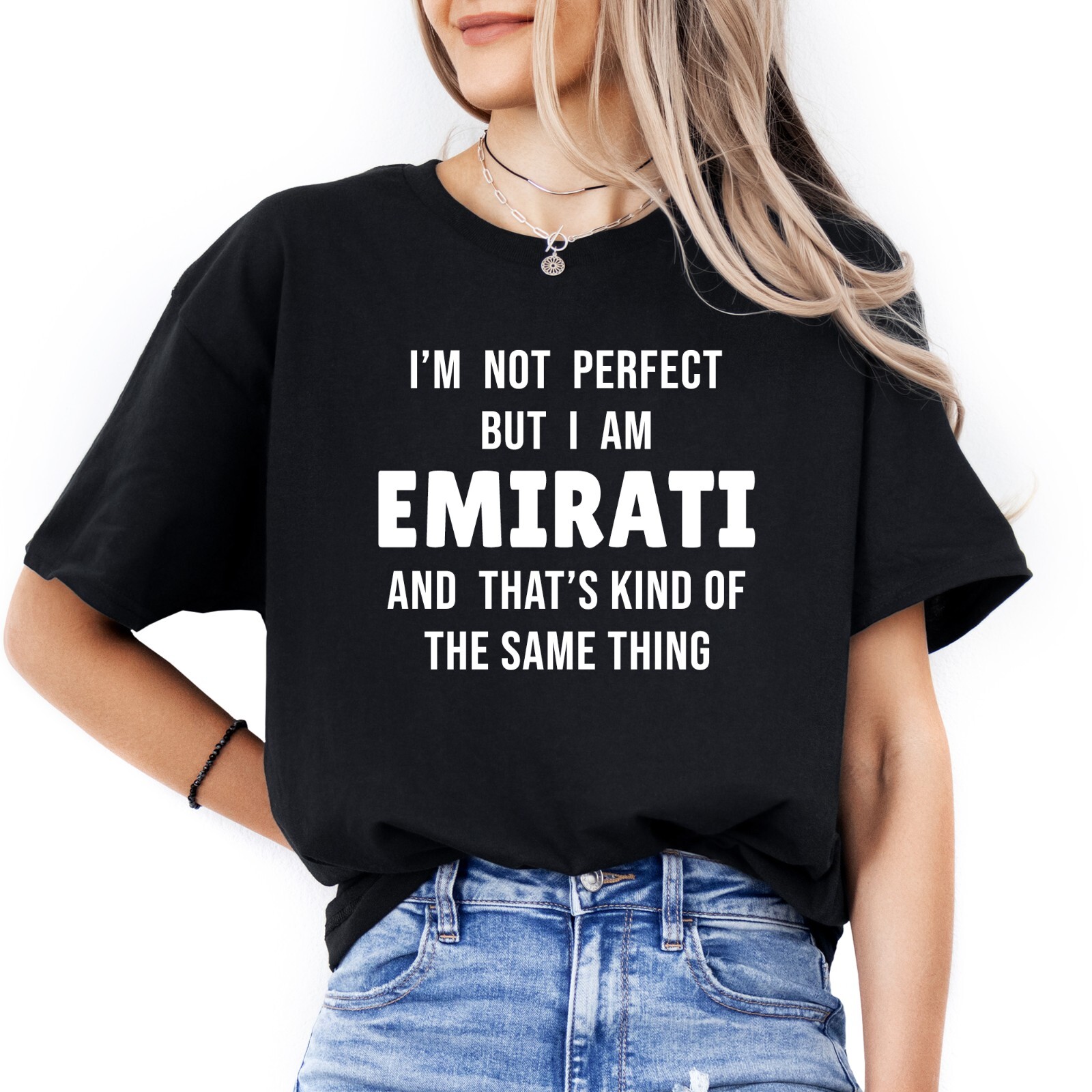 Emirati T-shirt United Arab Emirates Person Gifts Funny Shirt Men & Women