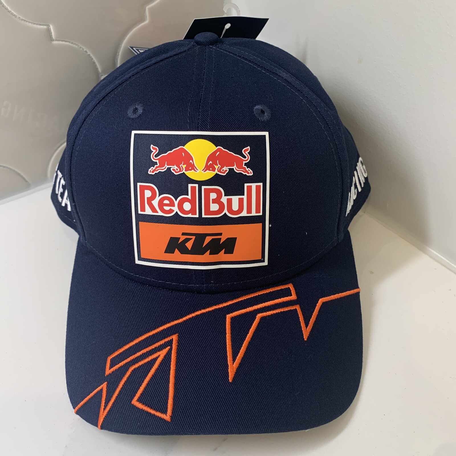 New Era Red Bull KTM Motocross Racing Team Navy Adjustable Snapback Hat Cap OSFM