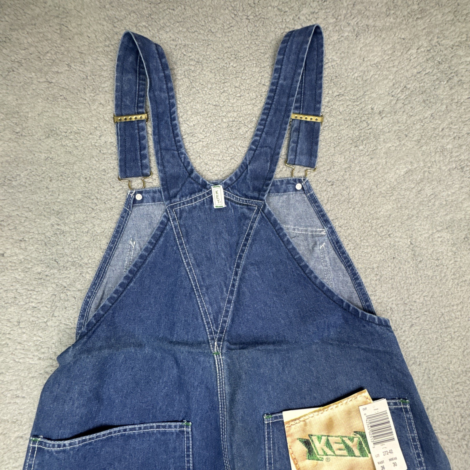 Key ~ Men’s ~ 272.42 ~ Hi-Back Bib Overalls ~ Soft Denim