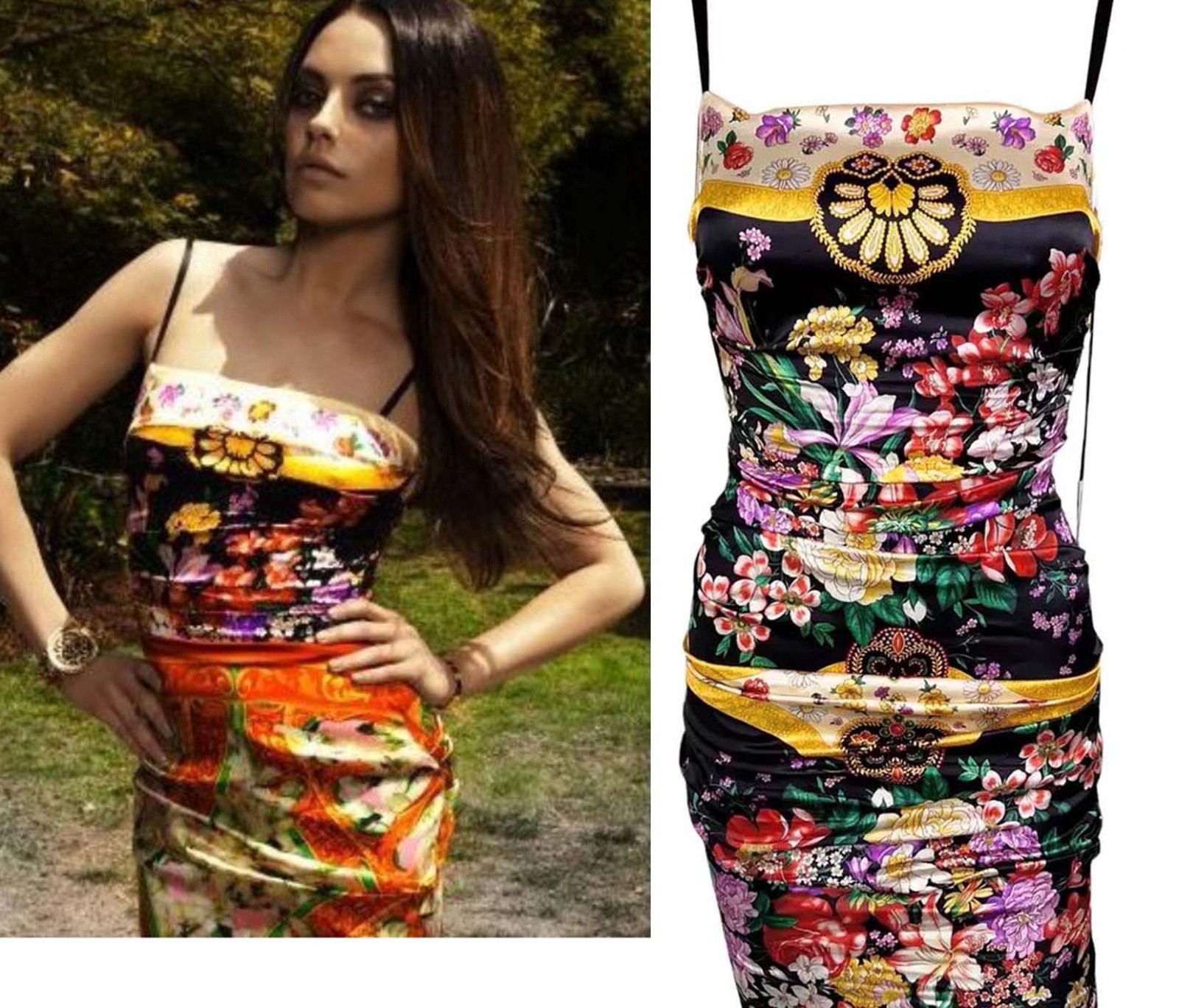 SALE! $5,500 DOLCE & GABBANA Silk Dress size 42-44