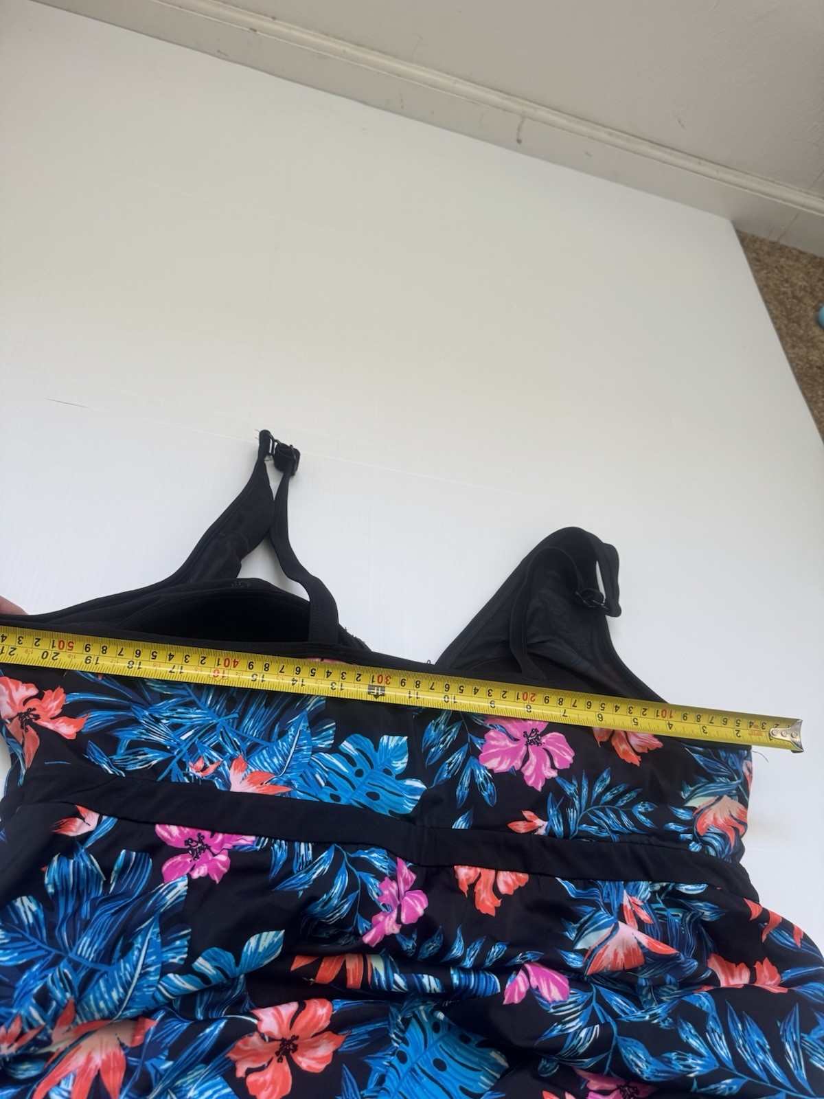 Women’s Plus Size Swim Dress One Piece Swimsuit Floral Tropical Size Unknown