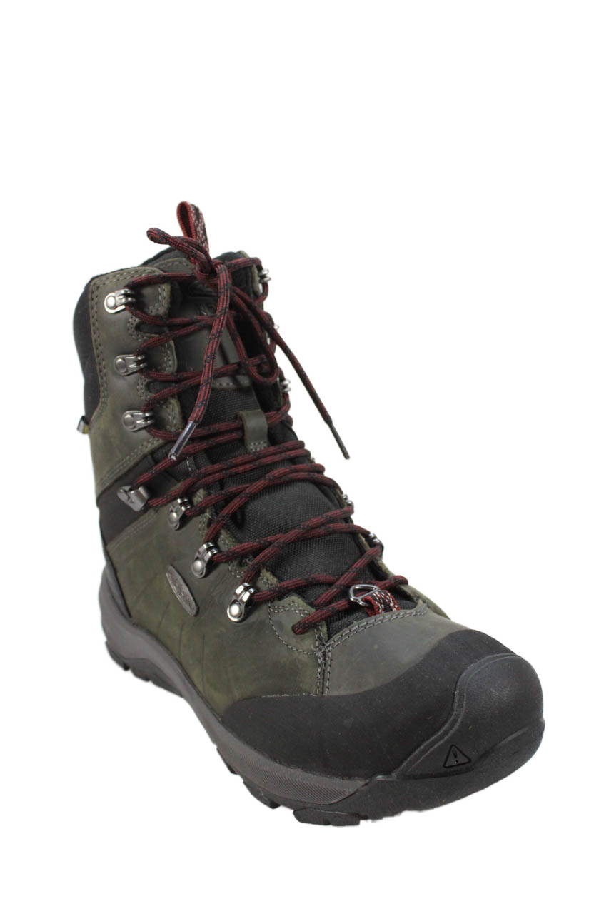 Keen Mens Revel IV High Polar Snow Boots Black Brown Size 8