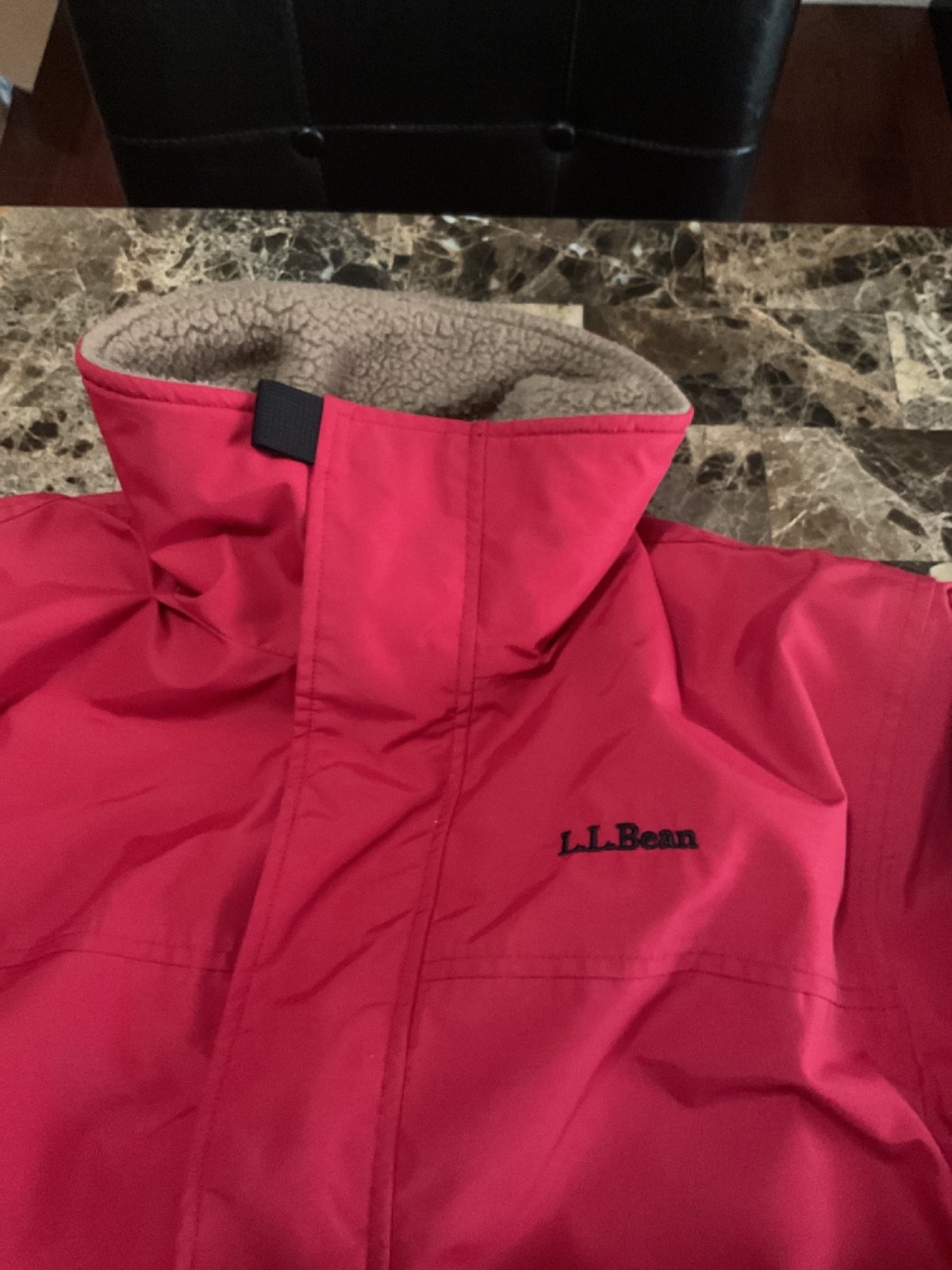 MENS Vintage Eddie Bauer Nylon Polyester red jacket Size Small Gore-Tex polartec