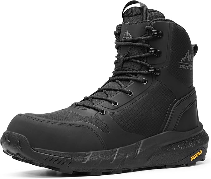 NORTIV 8 Men Safety Composite Toe Construction Factory Work Boots Wide Size