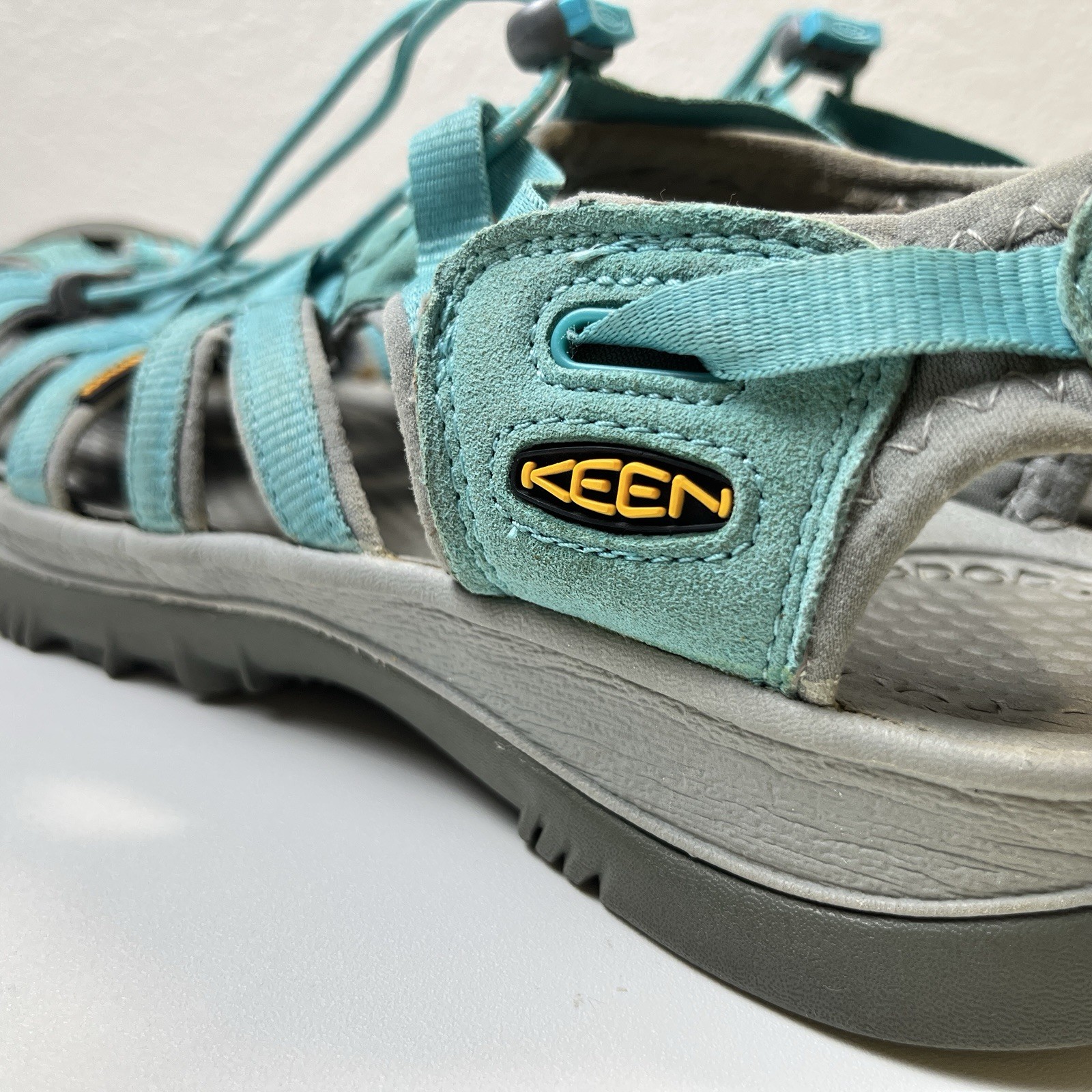 KEEN Whisper Waterproof Sport Sandals Turquoise Blue Women’s Size Unknown Hiking