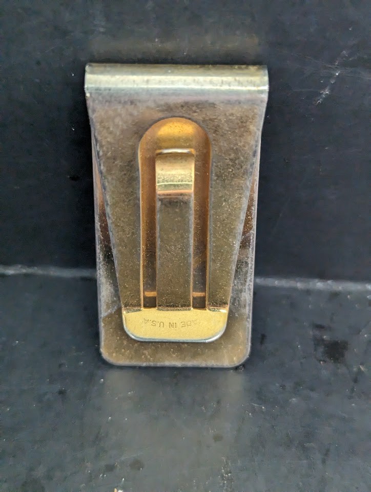 Gold Star Made in the USA Money Clip Rare Vintage