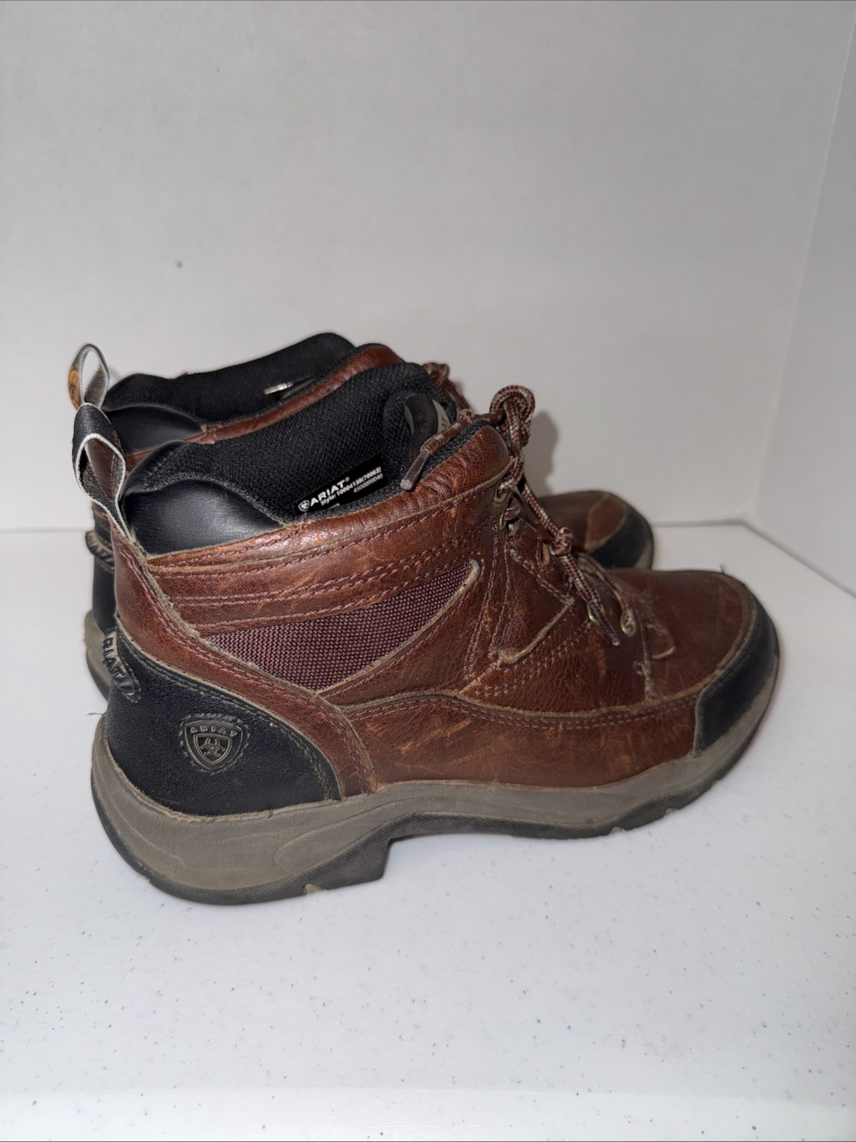 Ariat Terrain Work Boots Mens Size 9B Leather Waterproof Lace Up 10004138🔥👀