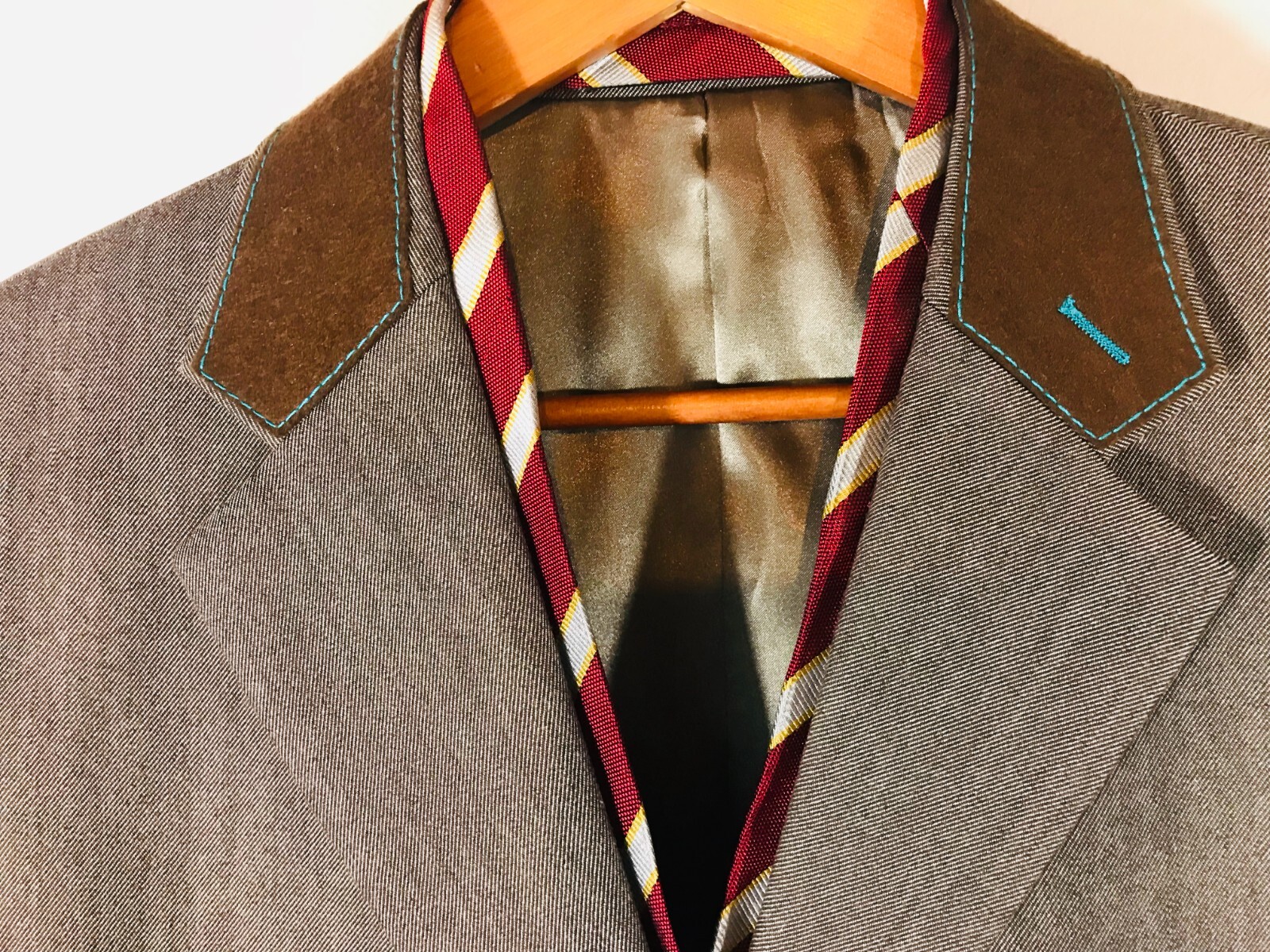 American Chang 3 Button Funky Men’s Blazer Size L Large Harry Potter Style