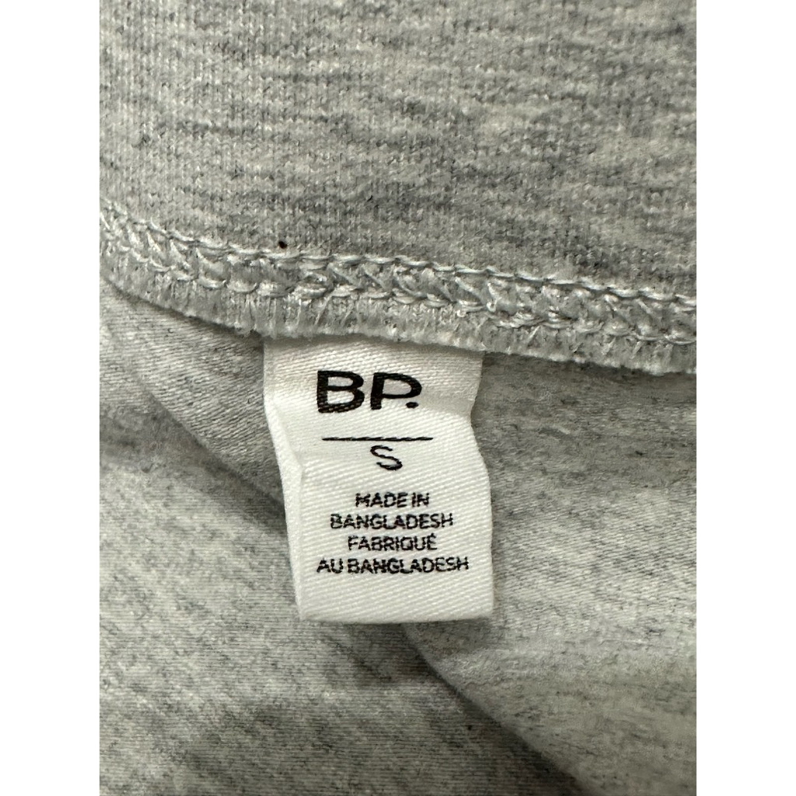 BP Bodycon Strapless Dress Mini Length Straight Neckline Heathered Gray W S NWOT