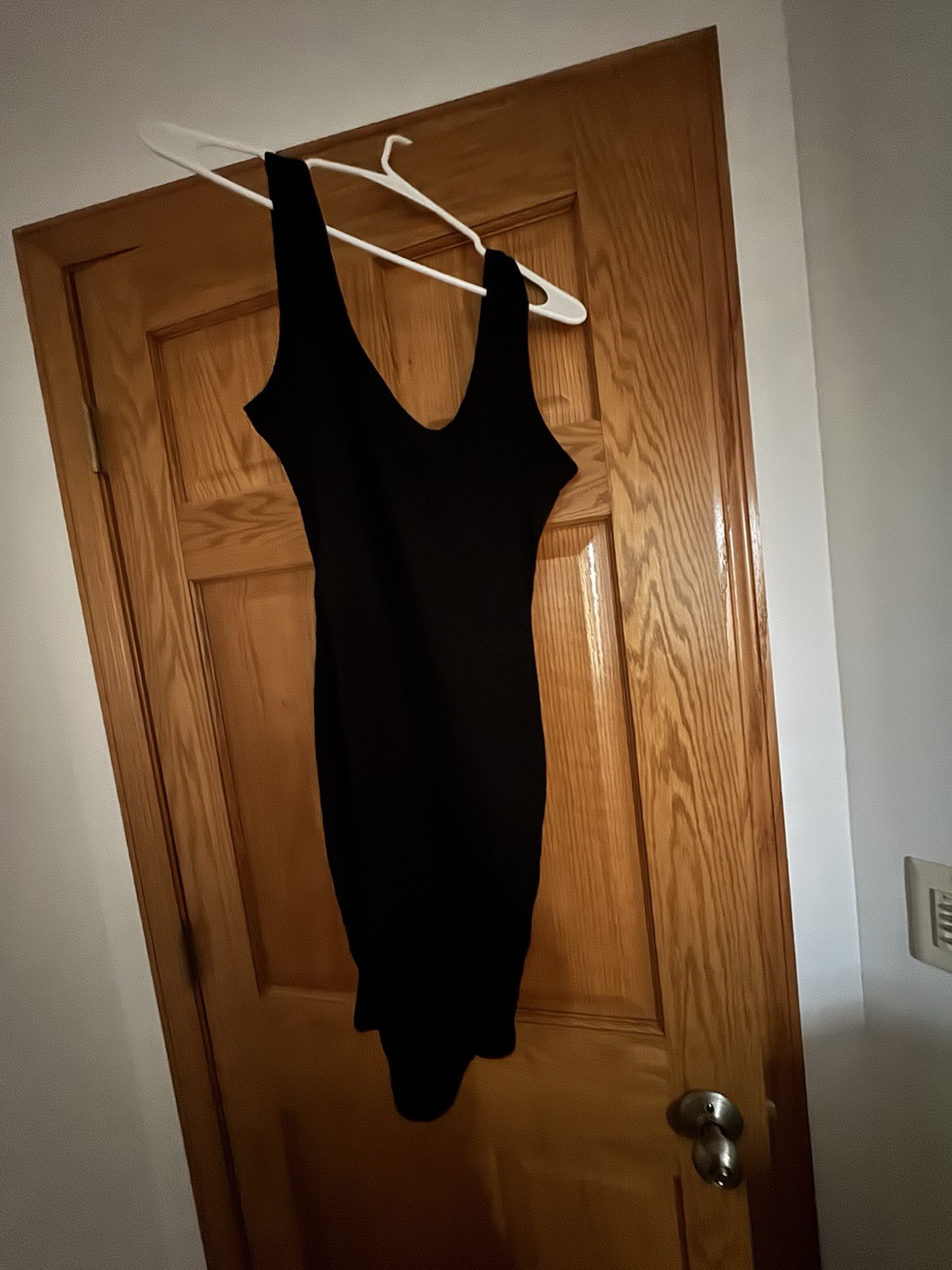 Popular 21 Dress Bodycon Sculpting Black Womens Size Large Tank Top Dress