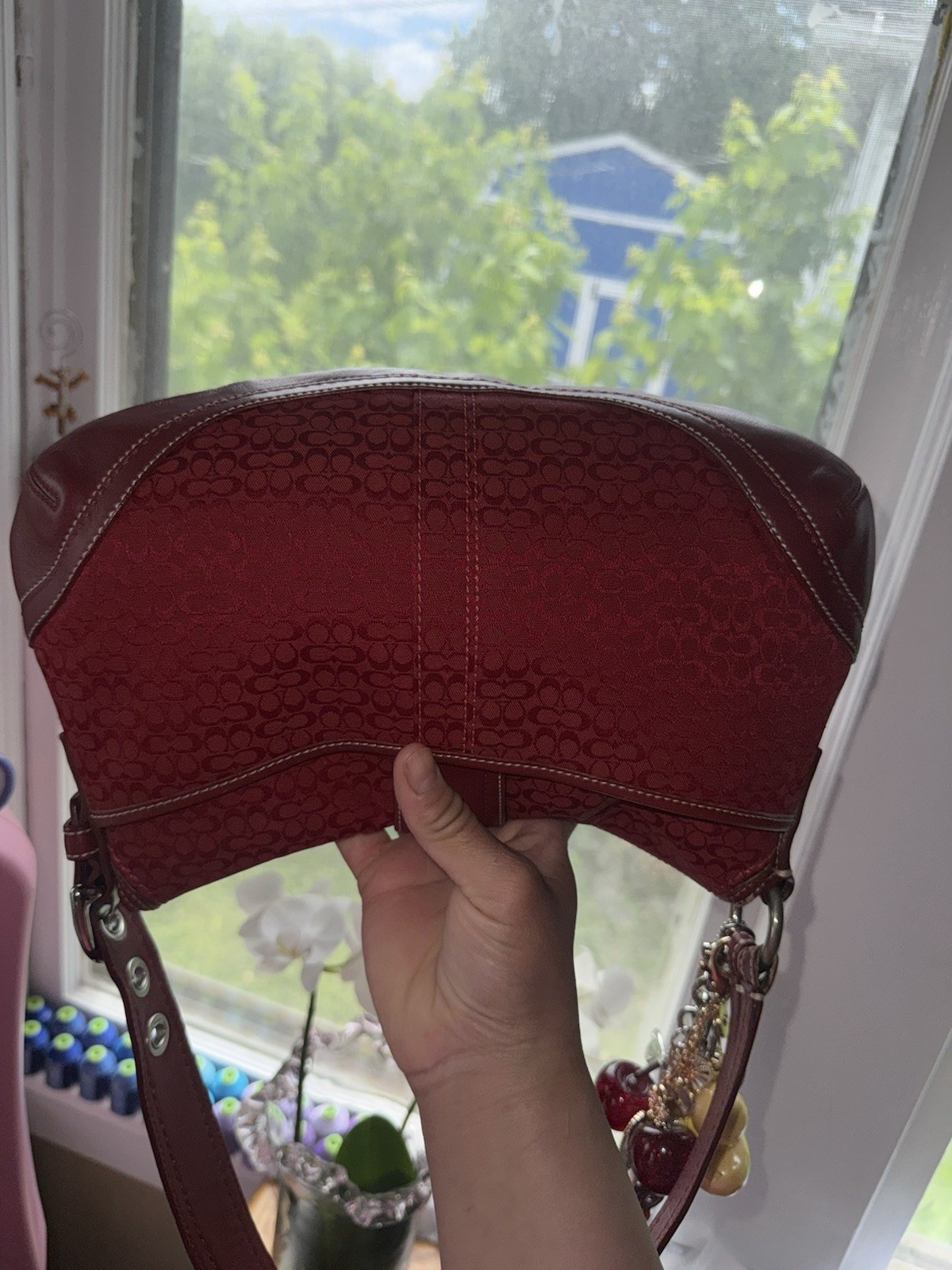 Y2K Red Large Coach SoHo