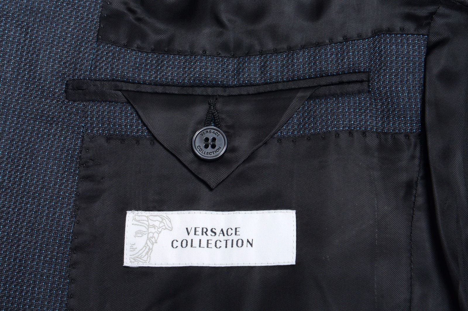 Versace Collection Men’s 100% Wool Two Button Suit Size 42 46