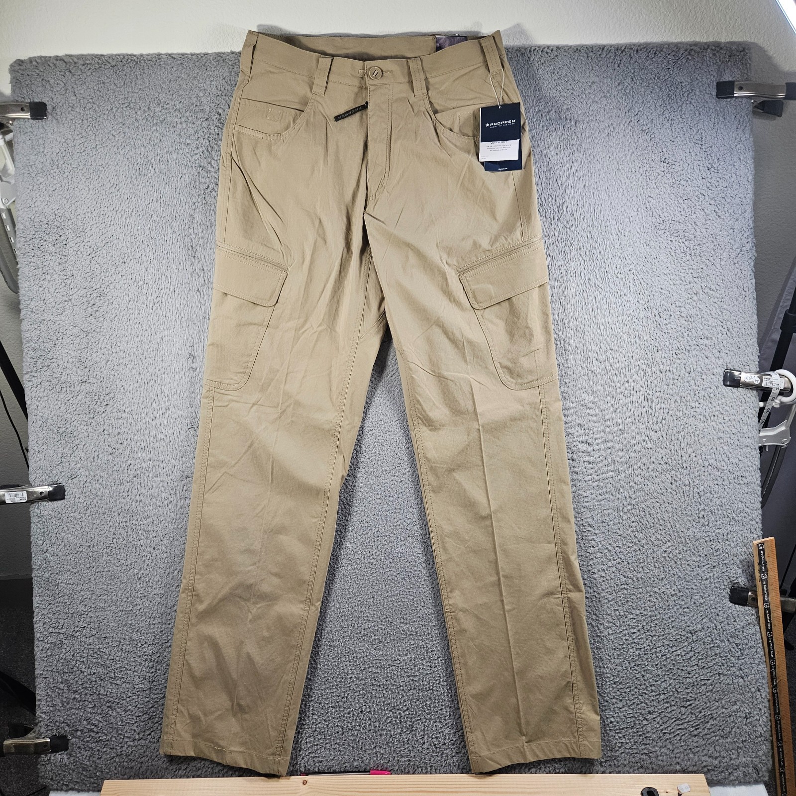 NEW Propper Tactical Cargo Utility Pants Men 32 x 36 Khaki Lightweight USF50