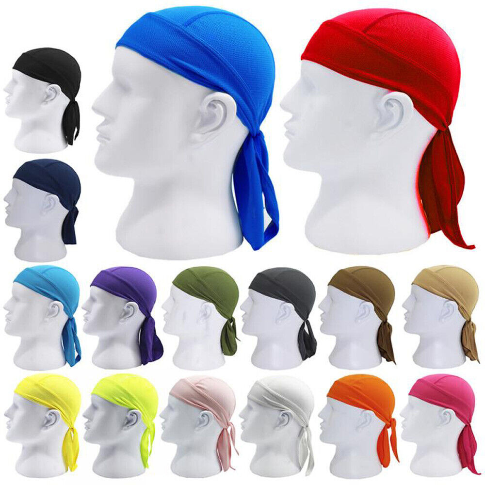 UV Protection Helmet Liner Skull Cap Dew Rags Head Wrap Beanie Hat for Men Women