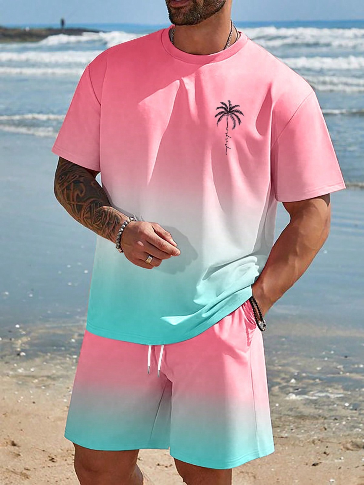 Men’s Short And Short Sleeve Set Up To 6X