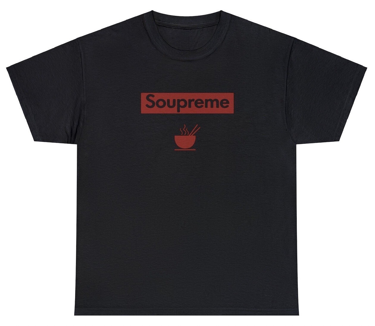 Soupreme T Shirt Funny Ramen Noodle Lovers The Brothers Sun Parody Meme Tee