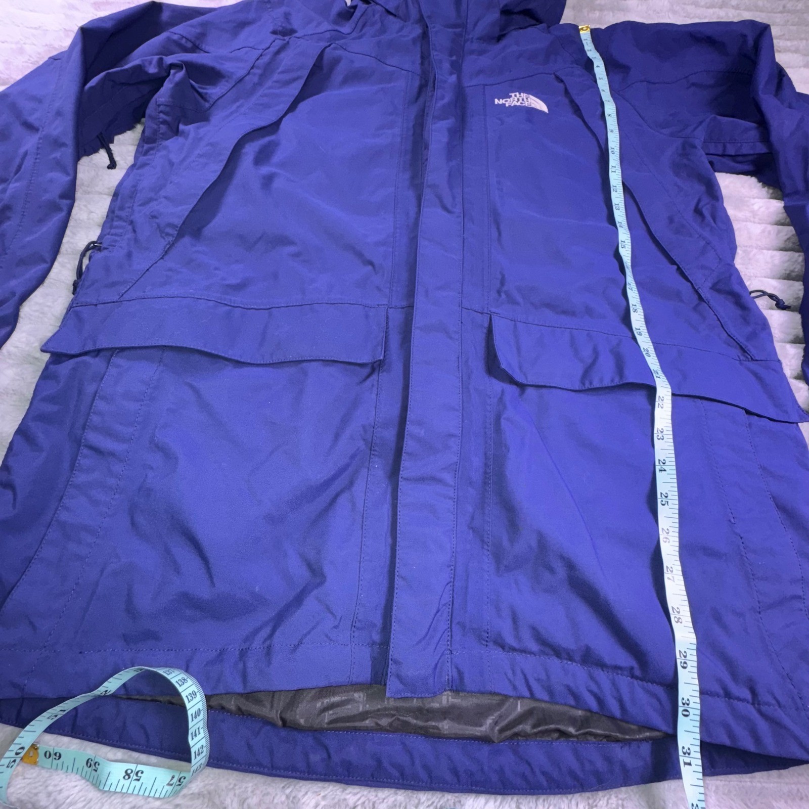 The North Face Coat Men Large Hyvent Dermizax Hoodie Mountain Jacket Winter Rain