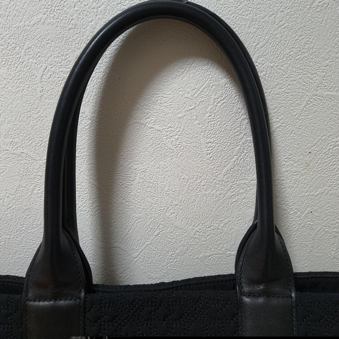 Tory Burch Ella Quilted Large Tote Bag Black