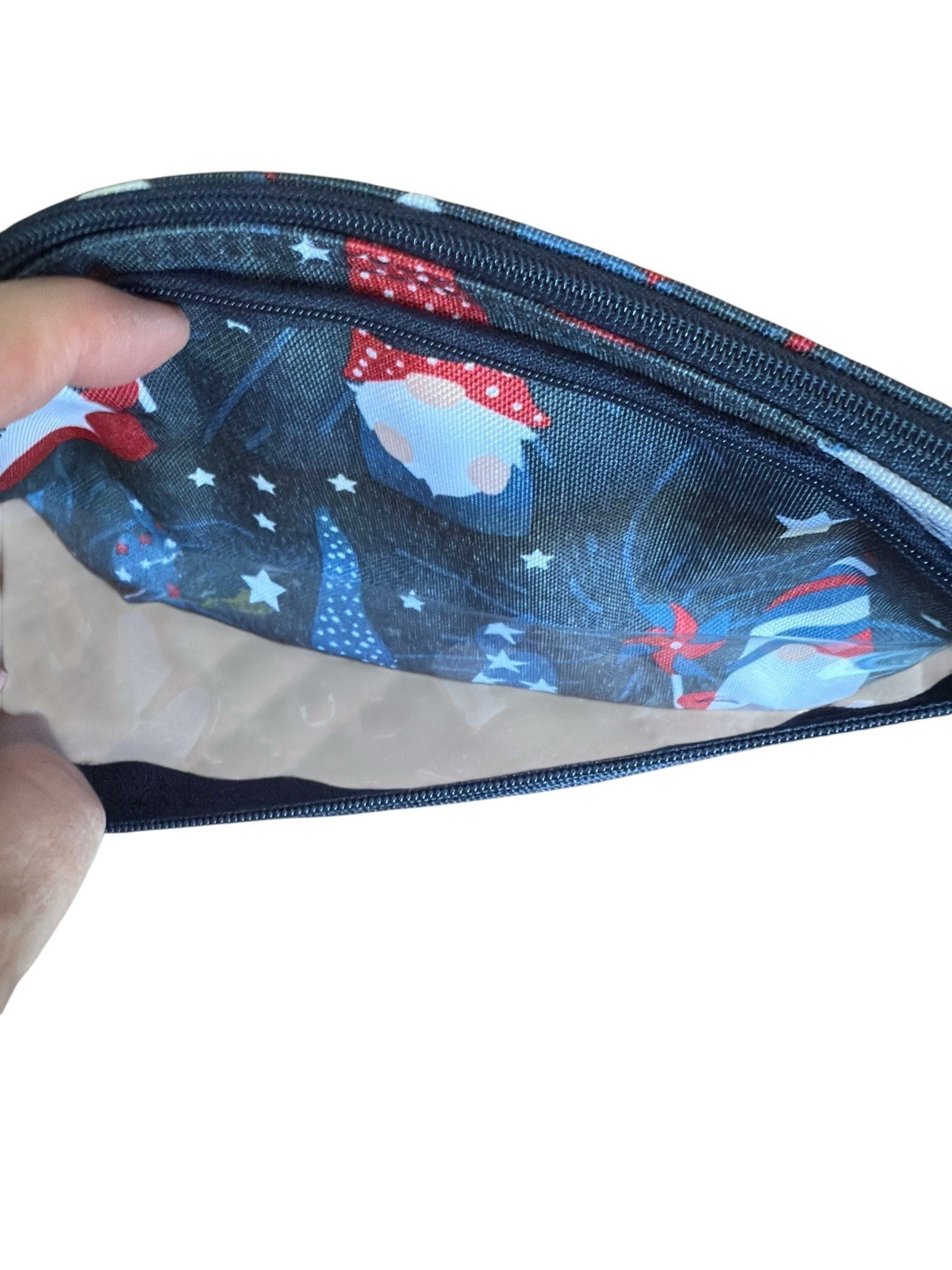 Pouch Thirty-One Gnome Of The Brave USA Clear Clip