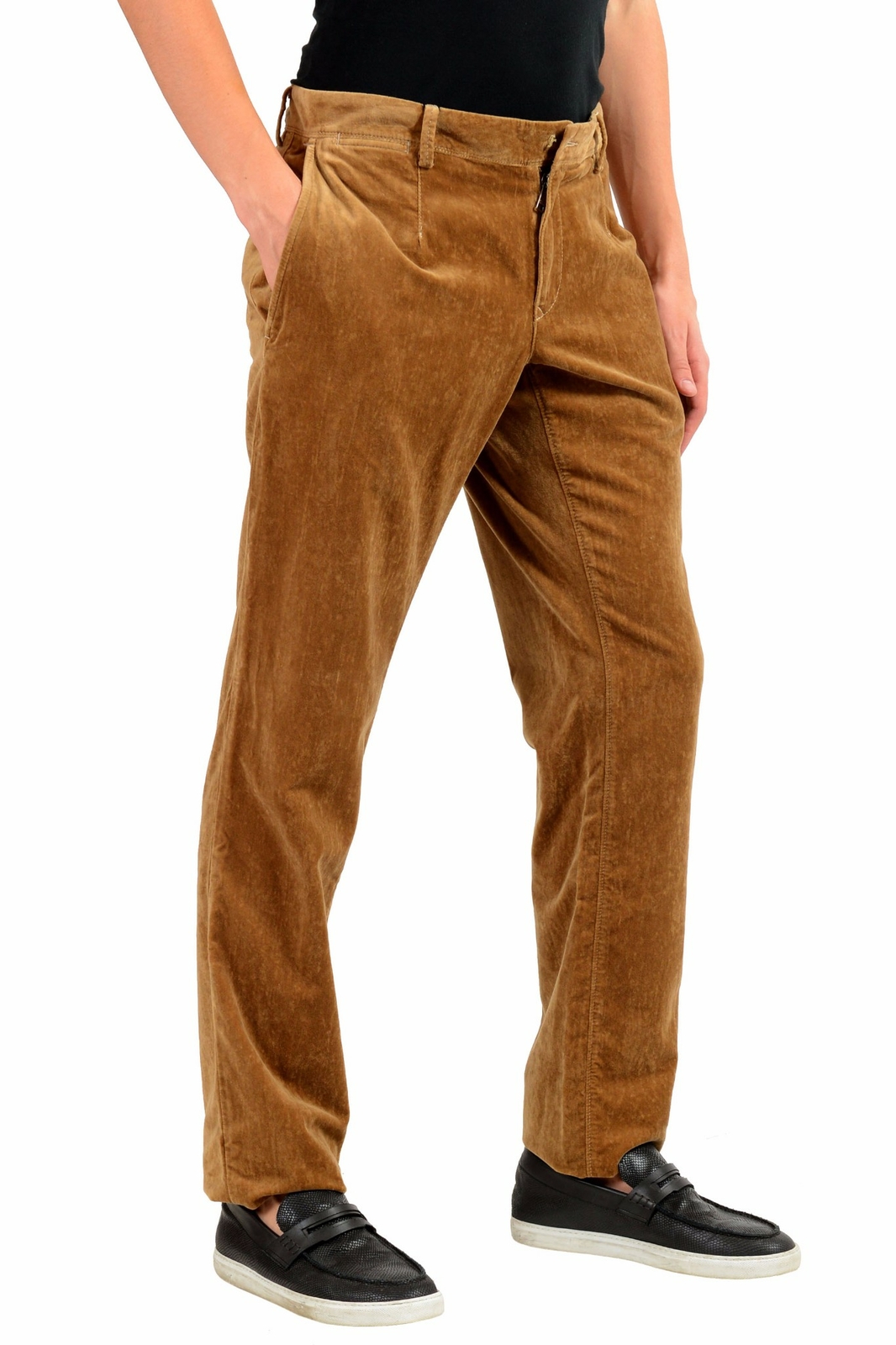 Dolce & Gabbana Men’s Brown Velour Casual Pants Size 30 32 34