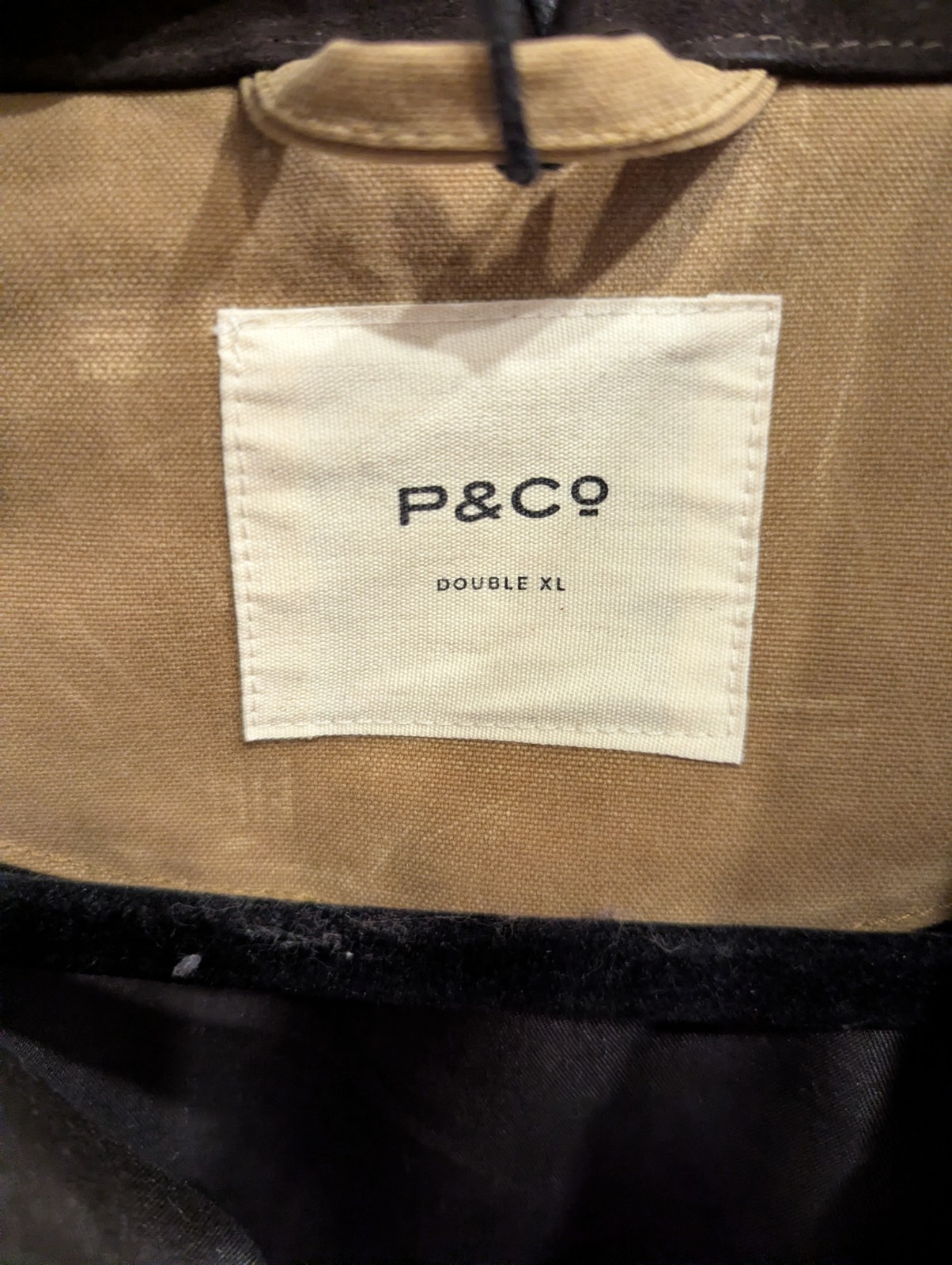 P&Co Wayfare Waxed Canvas Jacket- Tan – New with tag (XXL)