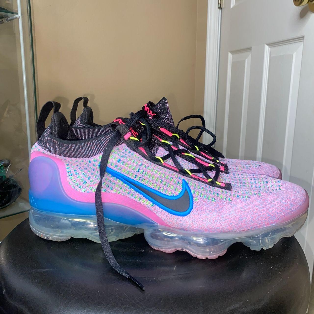 Nike Air Vapormax 2021 Flyknit Next Nature Pink Blast Men Sz 8 Women Sz 9.5